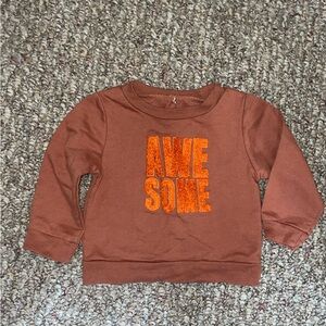 Chick Pea “Awesome” graphic crew sweatshirt size 12M